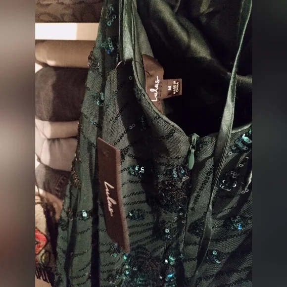 Lulu's Green prom/wedding special dress - Picture 4 of 4